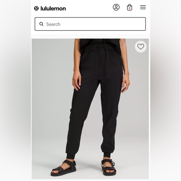 Lululemon Black Joggers - Size 2 - Picture 1 of 15